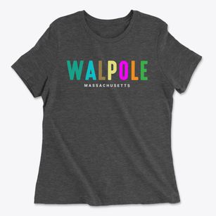 Walpole Massachusetts Color Pop Women's Cotton T-Shirt