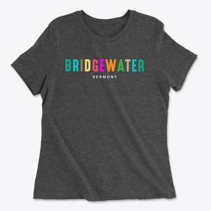 Bridgewater Vermont Color Pop Women's Cotton T-Shirt