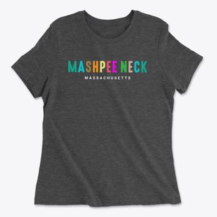 Mashpee Neck Massachusetts Color Pop Women's Cotton T-Shirt