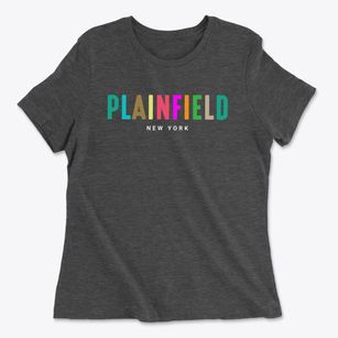 Plainfield New York Color Pop Women's Cotton T-Shirt