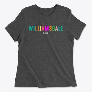 Williamsdale Ohio Color Pop Women's Cotton T-Shirt