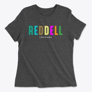 Reddell Louisiana Color Pop Women's Cotton T-Shirt