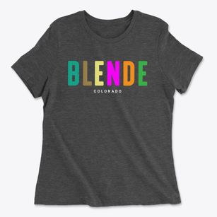 Blende Colorado Color Pop Women's Cotton T-Shirt