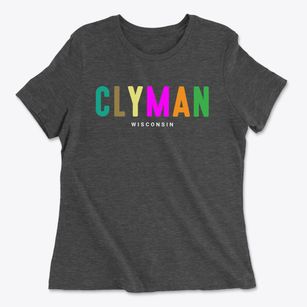 Clyman Wisconsin Color Pop Women's Cotton T-Shirt