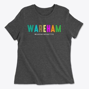 Wareham Massachusetts Color Pop Women's Cotton T-Shirt