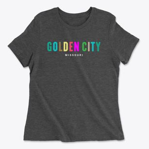 Golden City Missouri Color Pop Women's Cotton T-Shirt