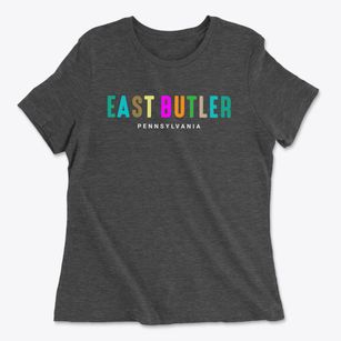 East Butler Pennsylvania Color Pop Women's Cotton T-Shirt