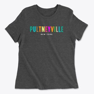 Pultneyville New York Color Pop Women's Cotton T-Shirt