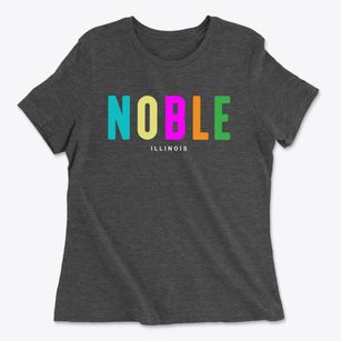 Noble Illinois Color Pop Women's Cotton T-Shirt