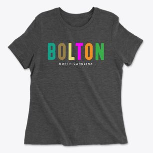 Bolton North Carolina Color Pop Women's Cotton T-Shirt