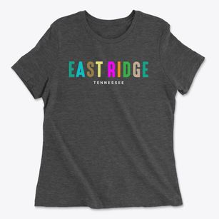 East Ridge Tennessee Color Pop Women's Cotton T-Shirt