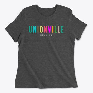 Unionville New York Color Pop Women's Cotton T-Shirt