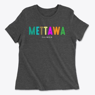 Mettawa Illinois Color Pop Women's Cotton T-Shirt