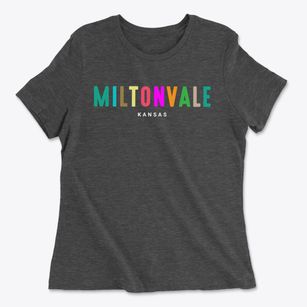 Miltonvale Kansas Color Pop Women's Cotton T-Shirt