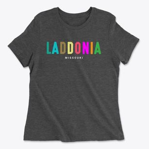 Laddonia Missouri Color Pop Women's Cotton T-Shirt