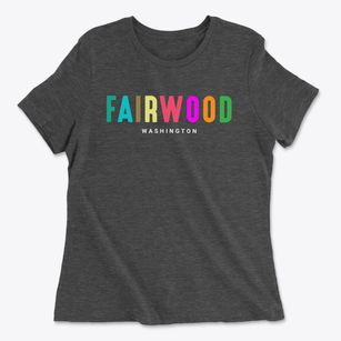 Fairwood Washington Color Pop Women's Cotton T-Shirt