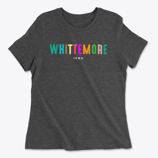 Whittemore Iowa Color Pop Women's Cotton T-Shirt