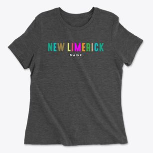 New Limerick Maine Color Pop Women's Cotton T-Shirt