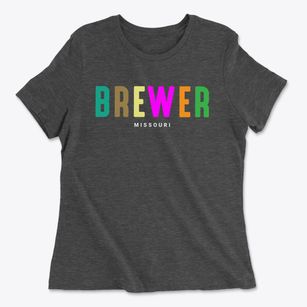 Brewer Missouri Color Pop Women's Cotton T-Shirt