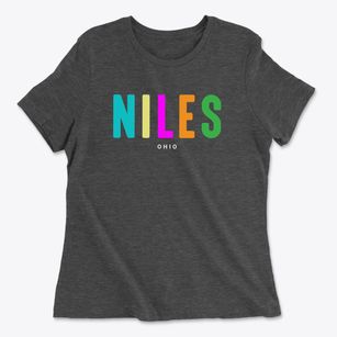 Niles Ohio Color Pop Women's Cotton T-Shirt