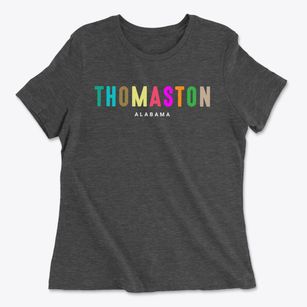 Thomaston Alabama Color Pop Women's Cotton T-Shirt