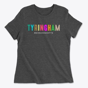 Tyringham Massachusetts Color Pop Women's Cotton T-Shirt