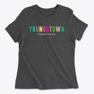 Youngstown Pennsylvania Color Pop Women's Cotton T-Shirt