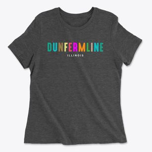Dunfermline Illinois Color Pop Women's Cotton T-Shirt
