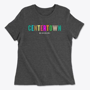 Centertown Missouri Color Pop Women's Cotton T-Shirt