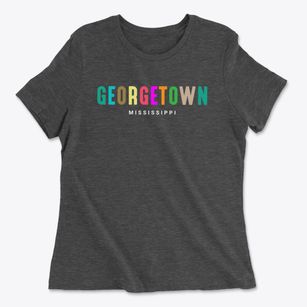Georgetown Mississippi Color Pop Women's Cotton T-Shirt