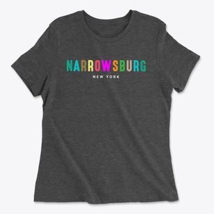 Narrowsburg New York Color Pop Women's Cotton T-Shirt