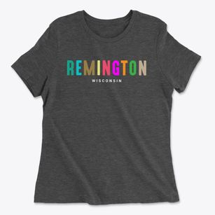 Remington Wisconsin Color Pop Women's Cotton T-Shirt