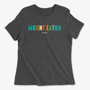 Mount Eaton Ohio Color Pop Women's Cotton T-Shirt