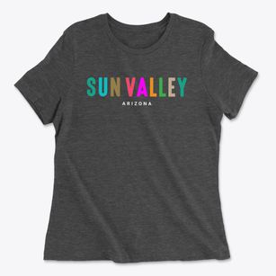 Sun Valley Arizona Color Pop Women's Cotton T-Shirt