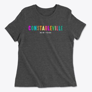 Constableville New York Color Pop Women's Cotton T-Shirt