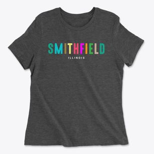 Smithfield Illinois Color Pop Women's Cotton T-Shirt