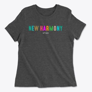 New Harmony Utah Color Pop Women's Cotton T-Shirt