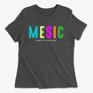 Mesic North Carolina Color Pop Women's Cotton T-Shirt