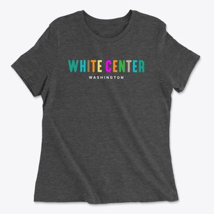 White Center Washington Color Pop Women's Cotton T-Shirt