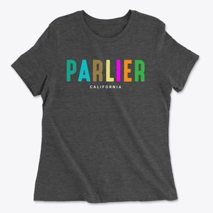 Parlier California Color Pop Women's Cotton T-Shirt