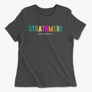 Strathmere New Jersey Color Pop Women's Cotton T-Shirt