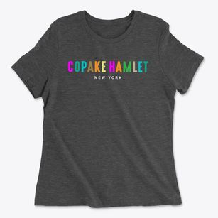 Copake Hamlet New York Color Pop Women's Cotton T-Shirt