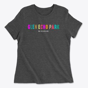 Glen Echo Park Missouri Color Pop Women's Cotton T-Shirt