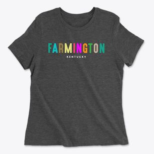 Farmington Kentucky Color Pop Women's Cotton T-Shirt