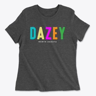 Dazey North Dakota Color Pop Women's Cotton T-Shirt