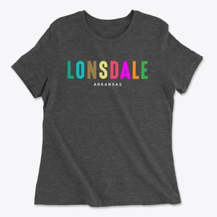 Lonsdale Arkansas Color Pop Women's Cotton T-Shirt