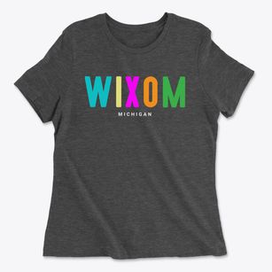 Wixom Michigan Color Pop Women's Cotton T-Shirt