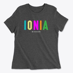 Ionia Missouri Color Pop Women's Cotton T-Shirt