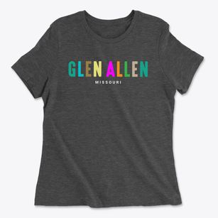 Glen Allen Missouri Color Pop Women's Cotton T-Shirt