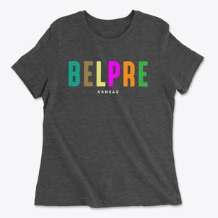 Belpre Kansas Color Pop Women's Cotton T-Shirt